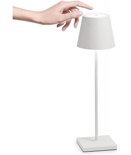 modorent - Lampada Poldina bianca H 38 cm